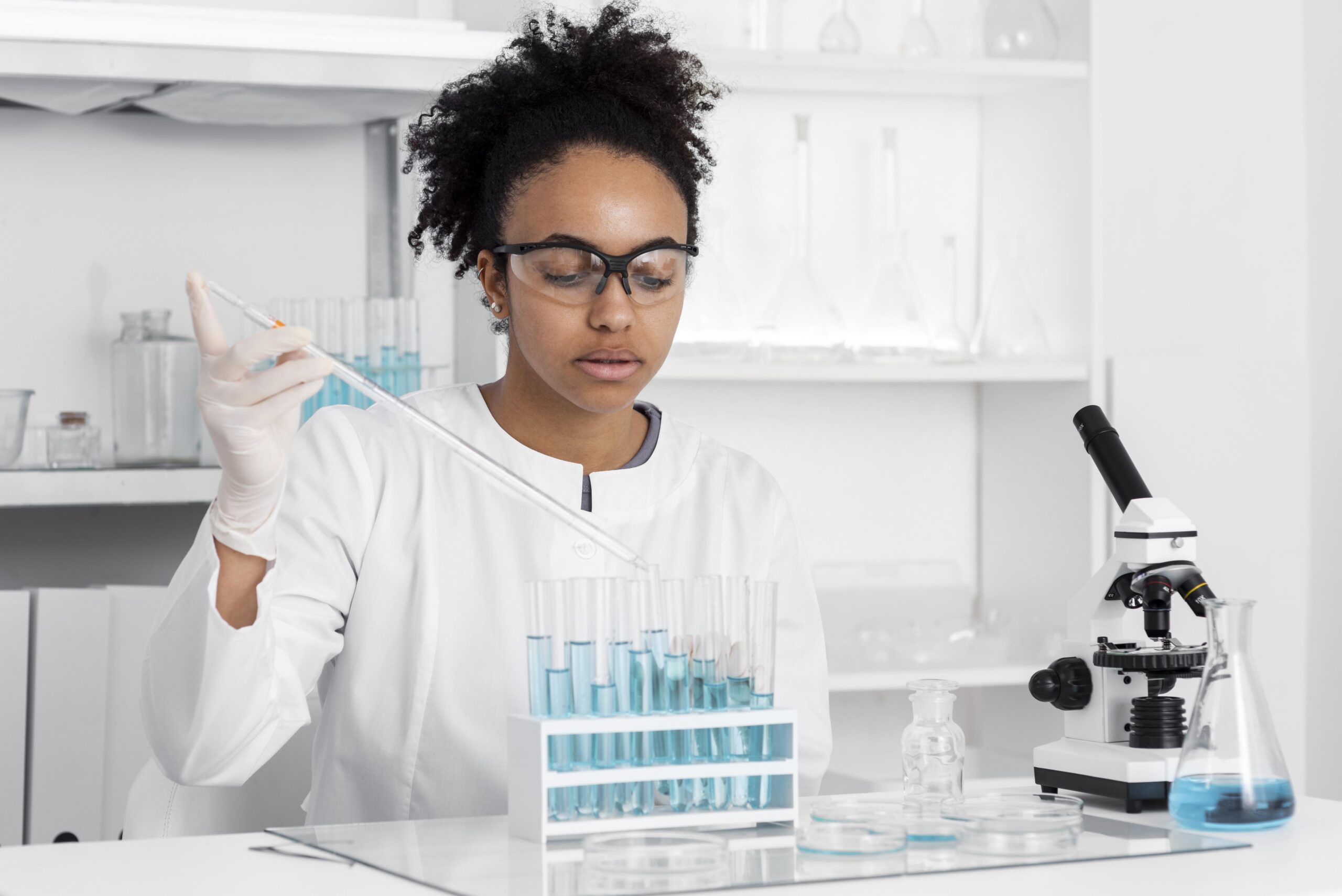 woman-lab-working-with-microscope